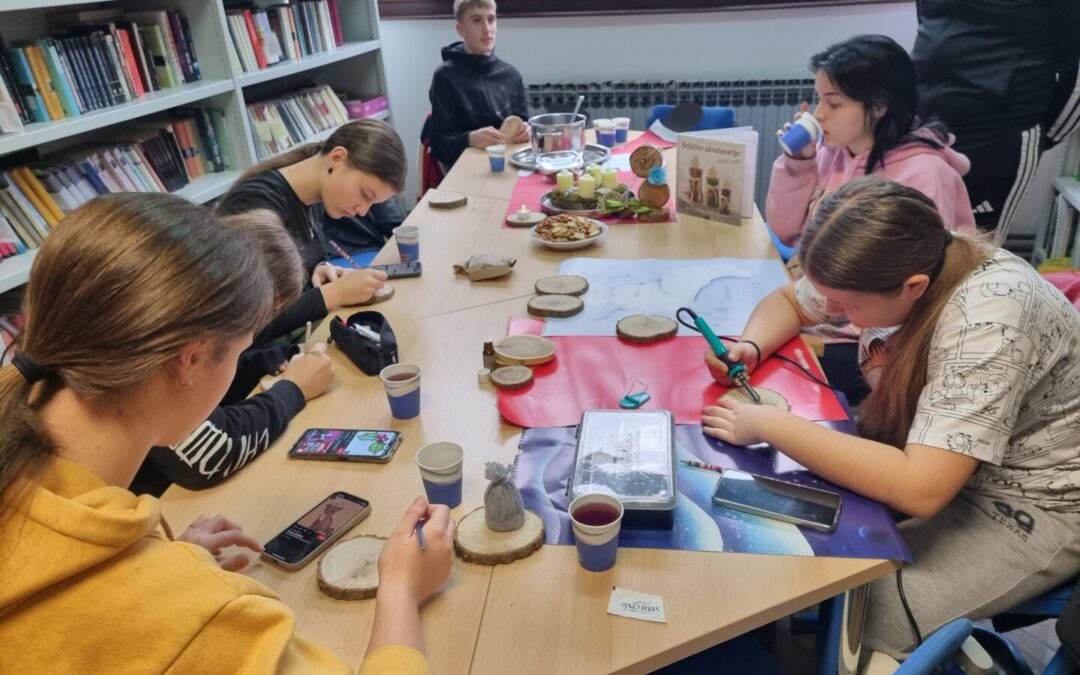 Božićna radionica pirografije